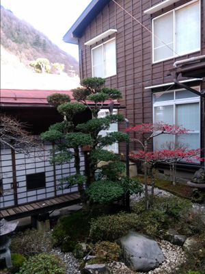 離れのよろい壁